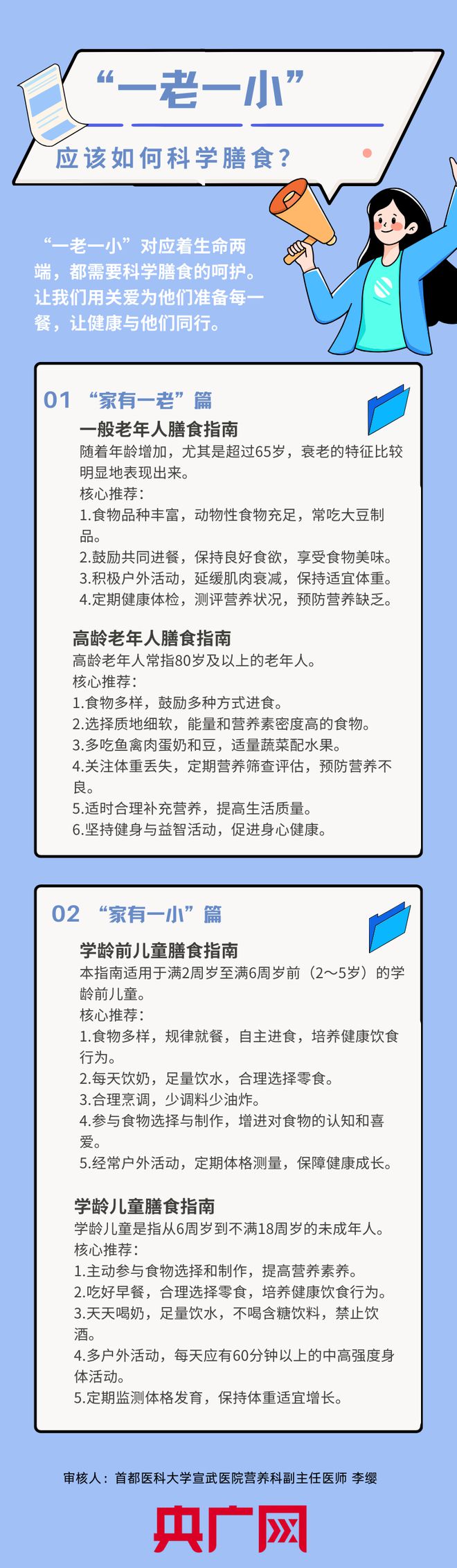 央广营养课|“一老一小”应该如何科学膳食?(图1) 央广营养课|“一老一小”应该如何科学膳食?(图1)